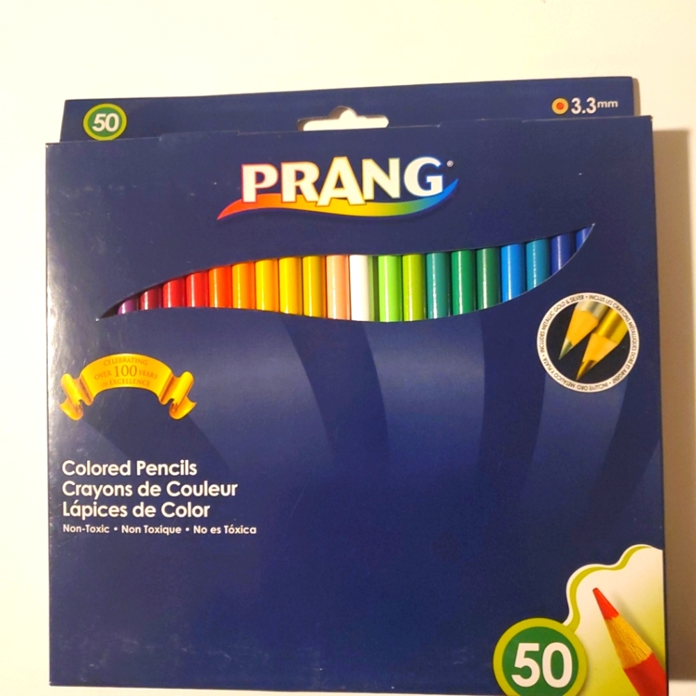 Prang 50 Count Colored Pencils NEW